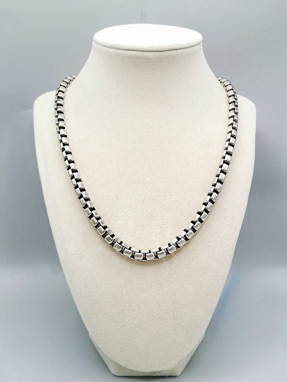 David Yurman Box Chain Necklace in Sterling Silver - 7.3mm - 20"